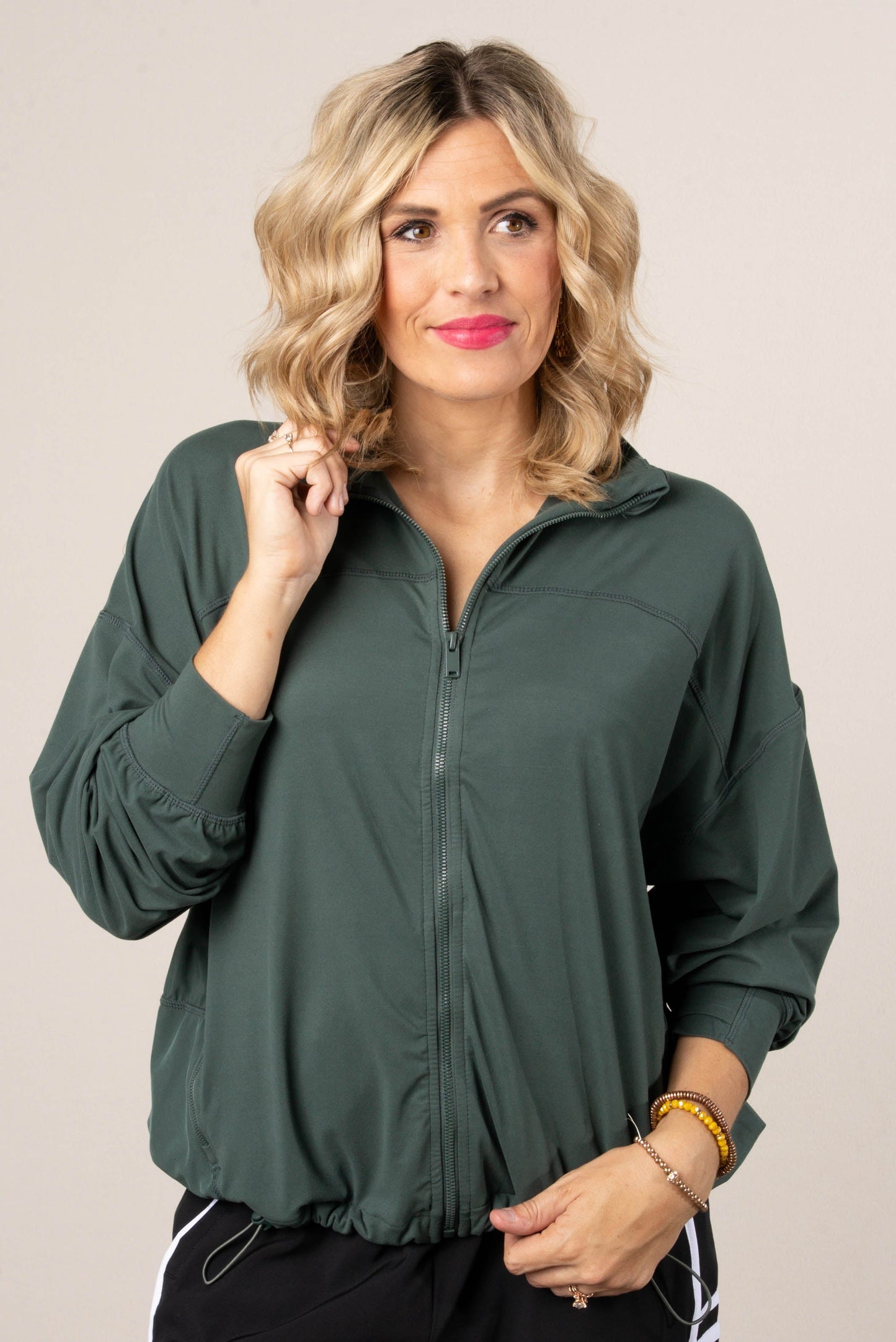 Butter Soft Bungee Waist Active Jacket