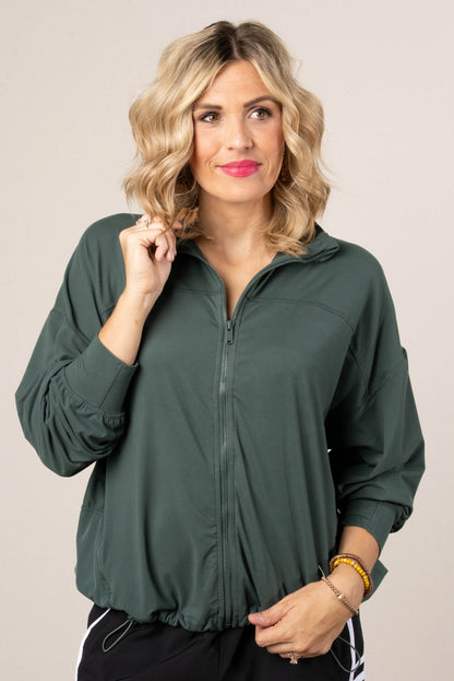 Butter Soft Bungee Waist Active Jacket