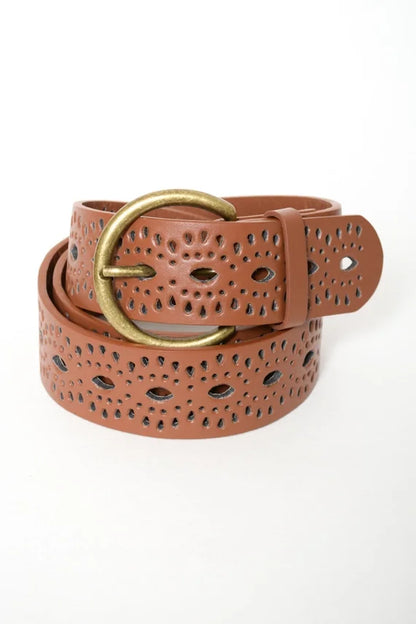 Vintage Eyelet Buckle Belt