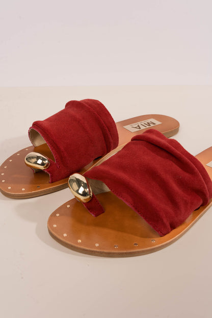 Tiffani Toe Ring Slide Sandal