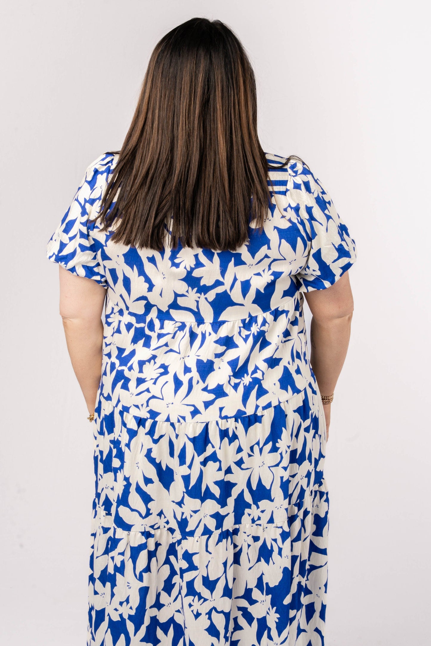 Botanical Tiered Midi Dress
